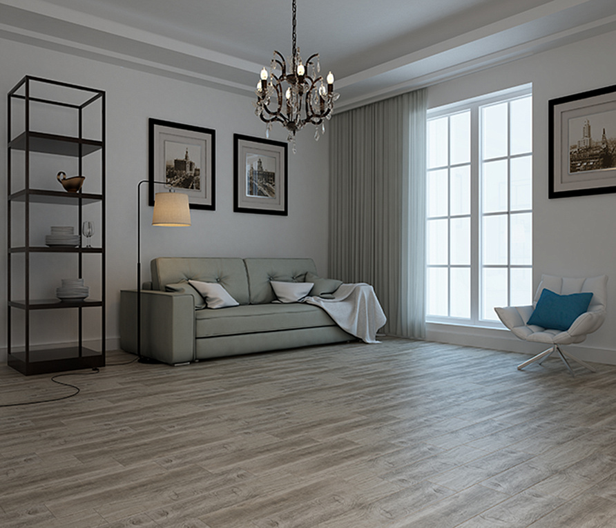 Керамогранит Gracia Ceramica Modo grey PG 01 дерево 125х500х8мм 0,875м2/14шт/уп купить в Санкт-Петербурге