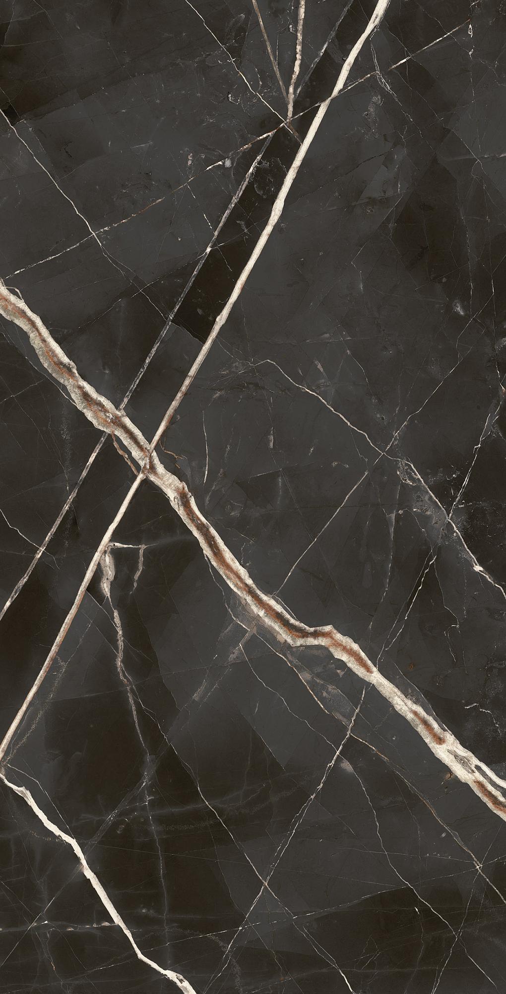 Керамогранит Стелларис Абсолют Блэк люкс 80x160x0.9см 2шт/2.56м2/уп Италон купить в Санкт-Петербурге