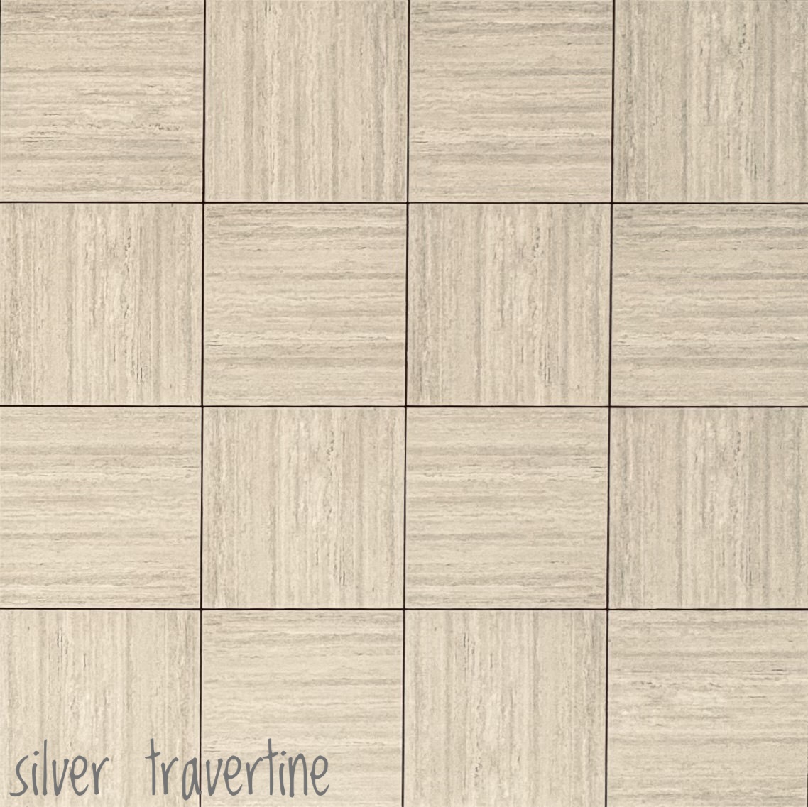 Керамогранит Сильвер Травертин 60x60x2см 2шт/0.72м2/уп Кераплюс купить в Санкт-Петербурге