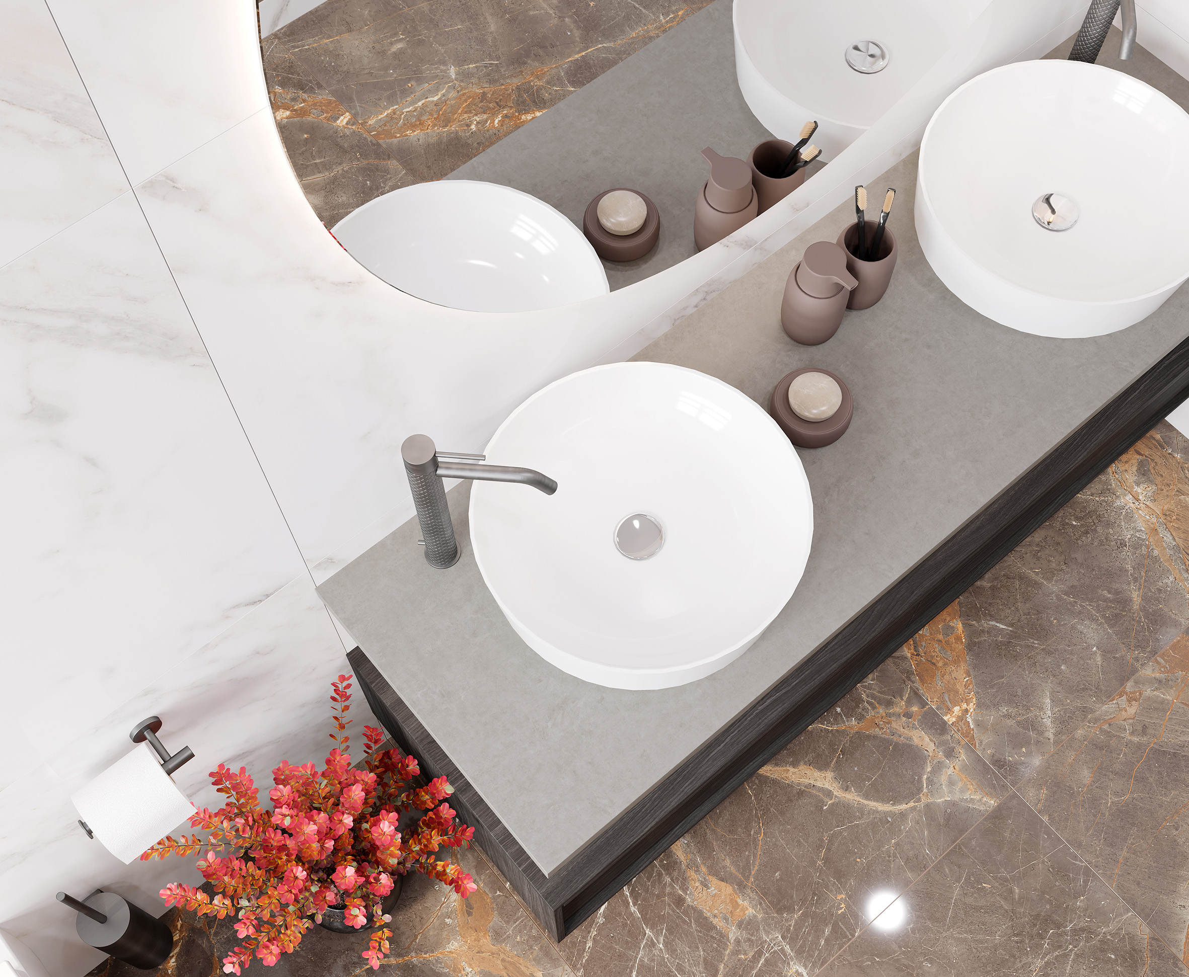 Керамогранит Салм белый 80х160х0.9см полированная 2шт/2.56м2/уп Laparet купить в Москве