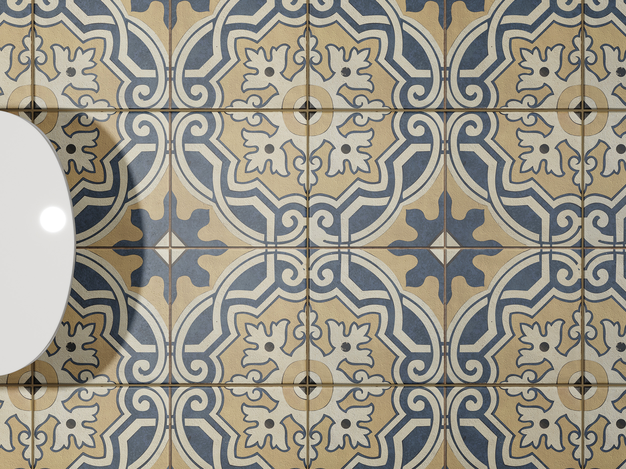 Керамогранит Cersanit Sevilla пэчворк рельеф орнамент 420х420х8мм 1,58м2/9шт/уп купить в Санкт-Петербурге