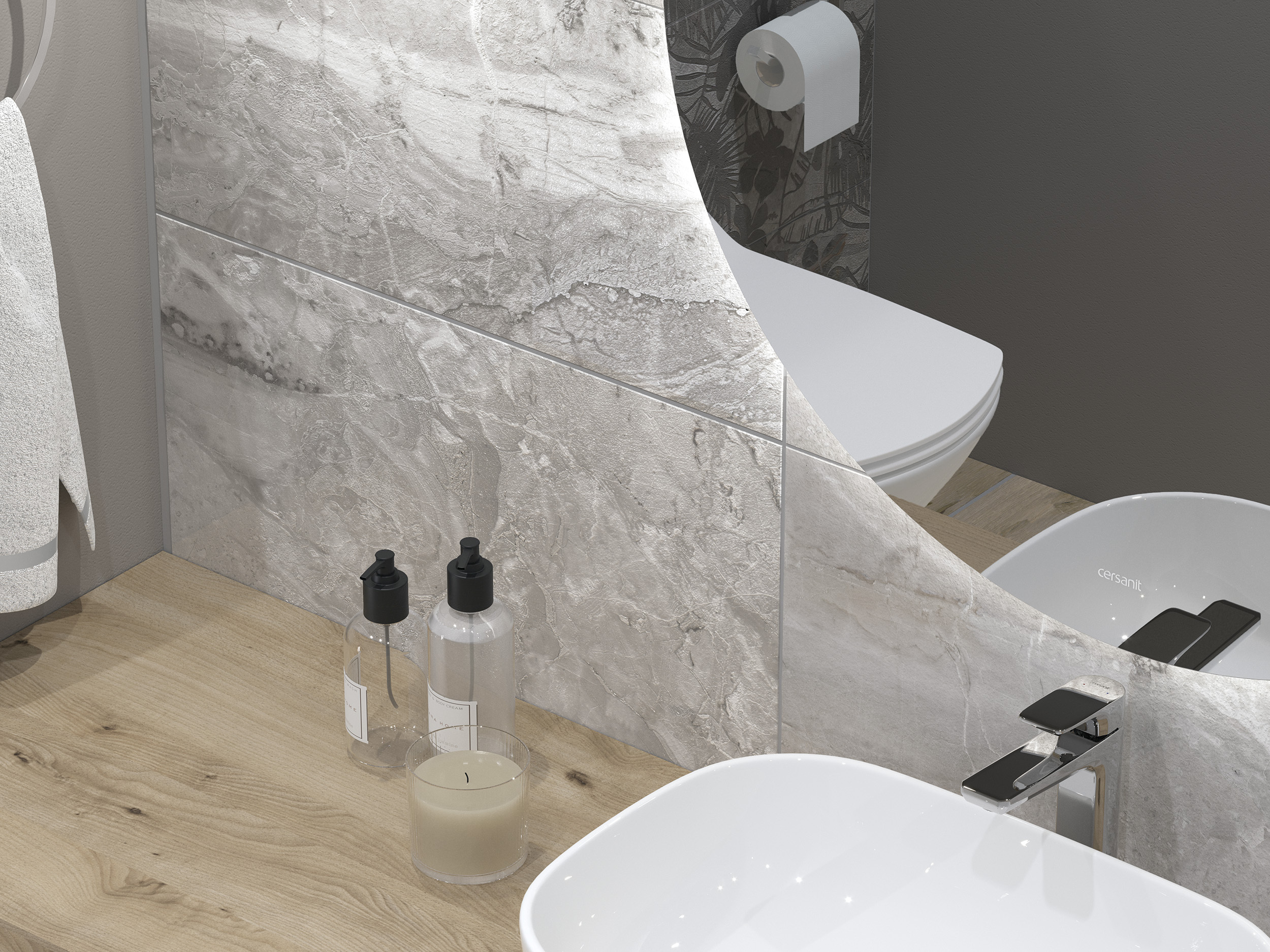 Керамогранит Cersanit Wonderstone серый камень 297х598х7,5мм 1,776м2/10шт/уп купить в Санкт-Петербурге