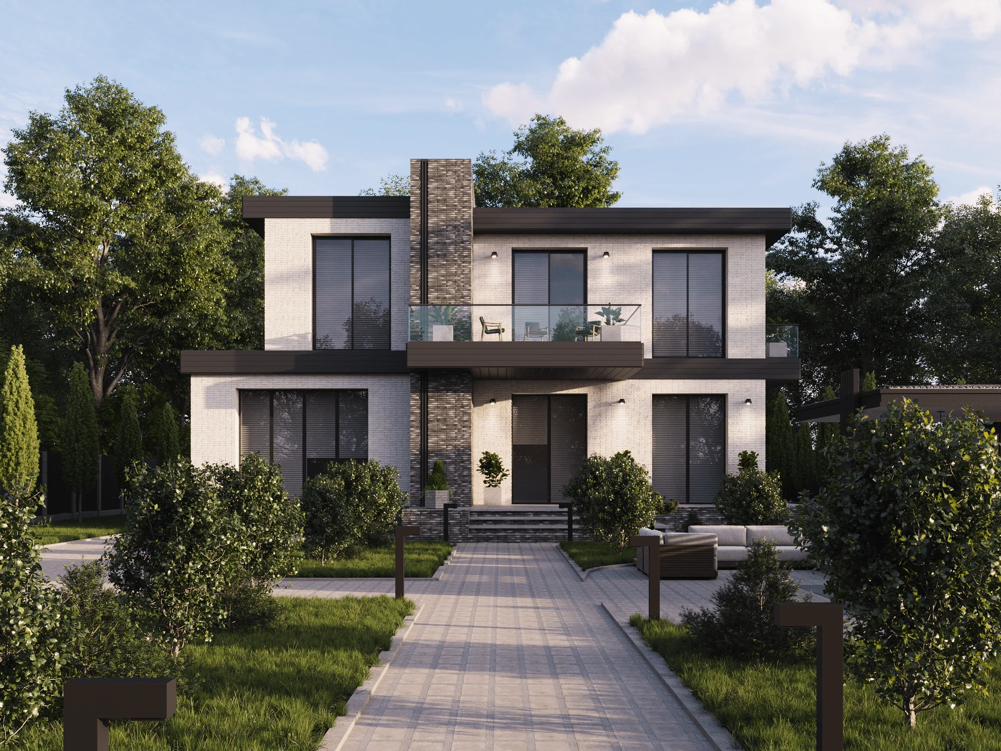 Кирпич облицовочный ригельный Classic иней 310х40х50мм 63шт/м2 702шт/пд BrickWell купить в Санкт-Петербурге