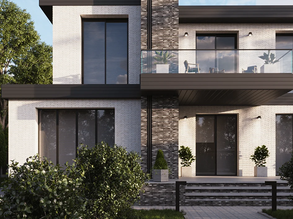 Кирпич облиц ригельный Traditional графитовый с белой патиной 470х40х50мм 42шт/м2 468шт/пд BrickWell купить в Санкт-Петербурге