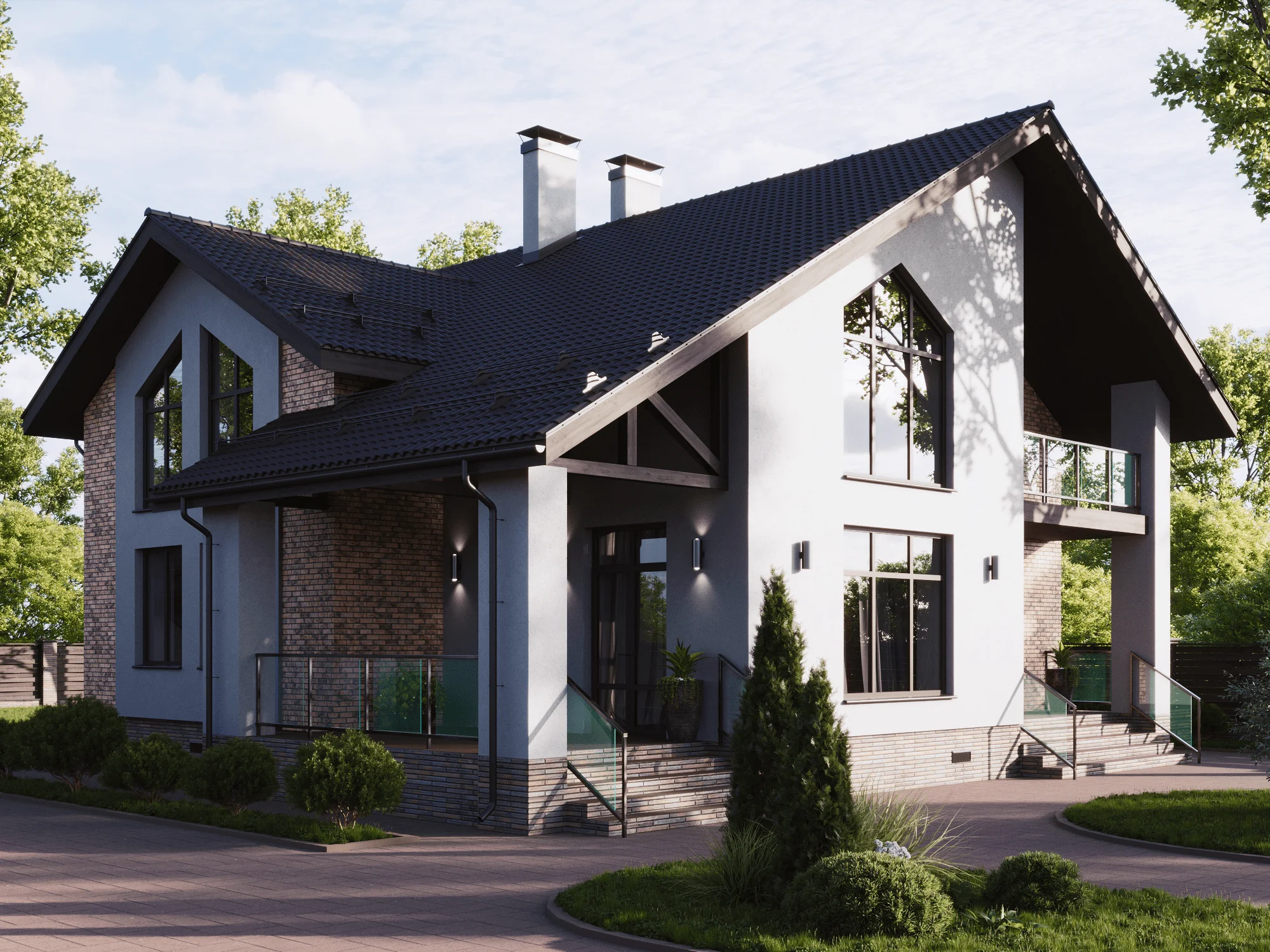 Кирпич облиц ригельный Traditional графит с коричн патиной 470х40х50мм 42шт/м2 468шт/пд BrickWell купить в Санкт-Петербурге