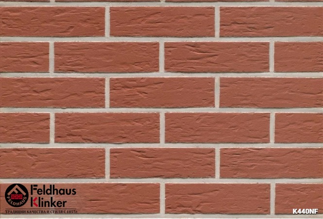 Клинкерный кирпич FeldHaus K440NF 240*115*71 мм купить в Москве