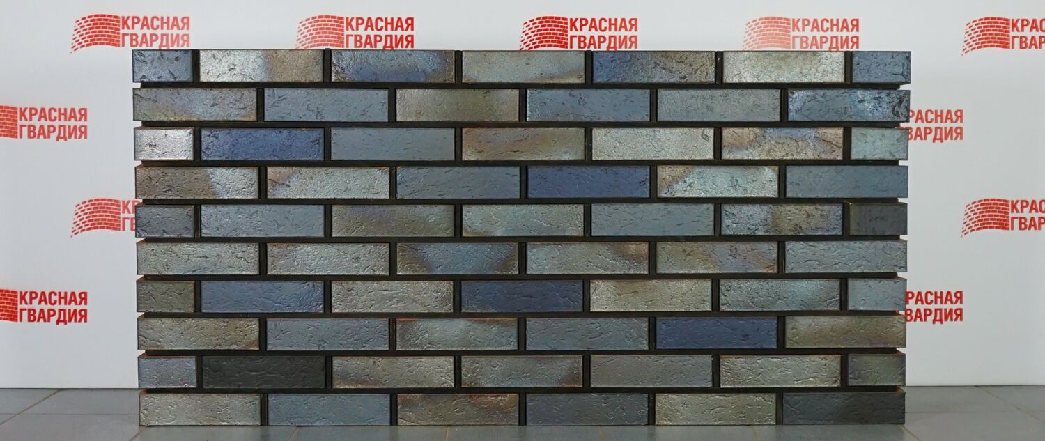 Красная Гвардия Кирпич лицевой NEO Premium Серо-коричневый флеш Фактурный 1НФ 250х120х65мм 480шт/пд купить в Санкт-Петербурге