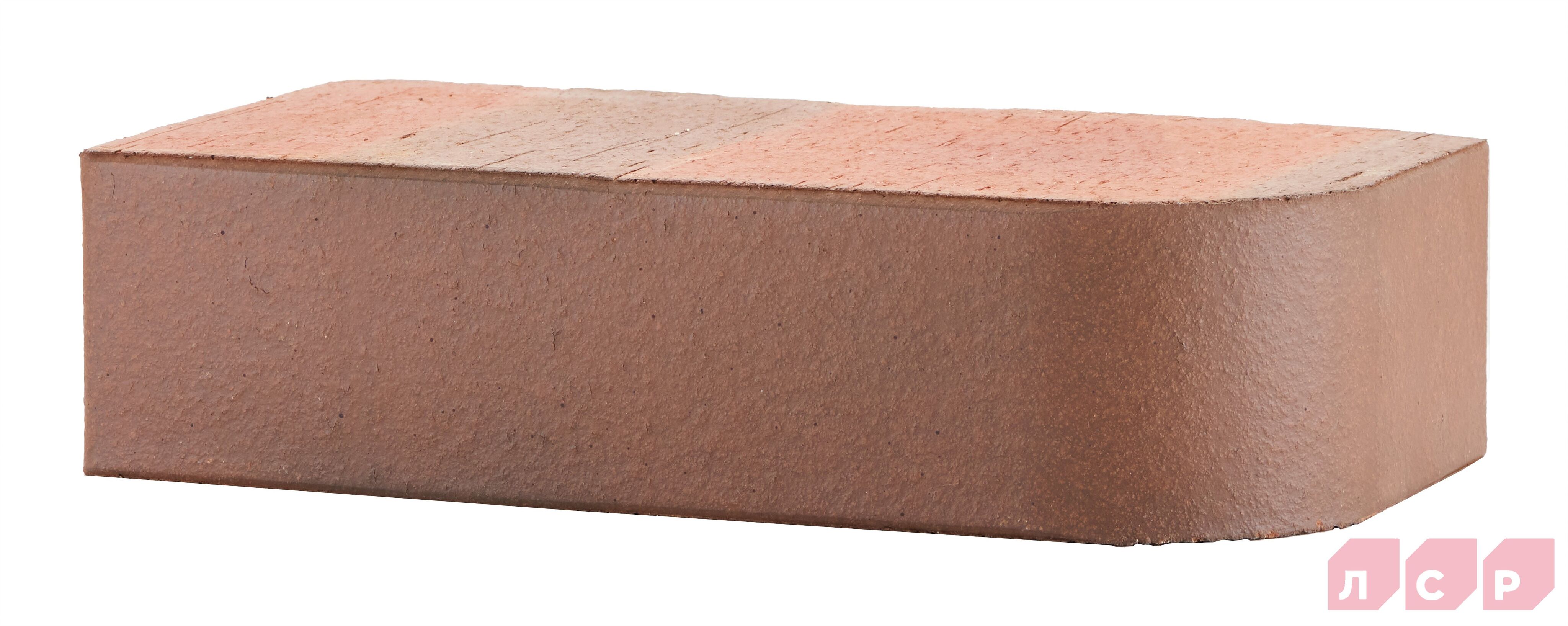 Кирпич ЛСР лицевой полнотелый красный флэш 1NF угловой R60 С0000058545 купить в Санкт-Петербурге