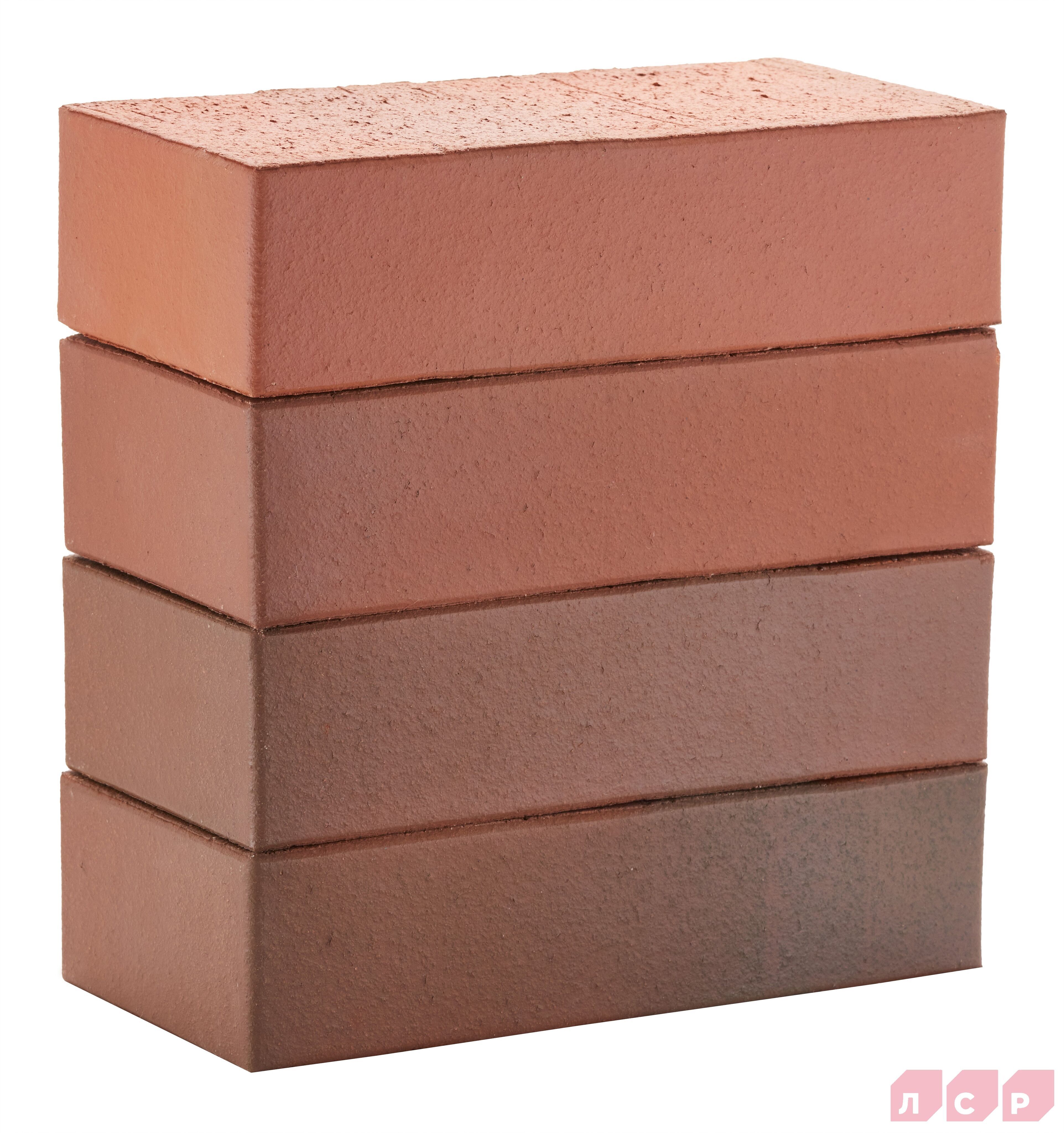 ЛСР Кирпич лицевой полнотелый красный флэш 1НФ М400 F50 Б рустик, 240шт РКЗ купить в Санкт-Петербурге