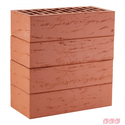 ЛСР Кирпич лицевой пустотелый 1NF утолщ.ст красный F100_Б М-175 рустик 480шт (РКЗ) купить в Санкт-Петербурге