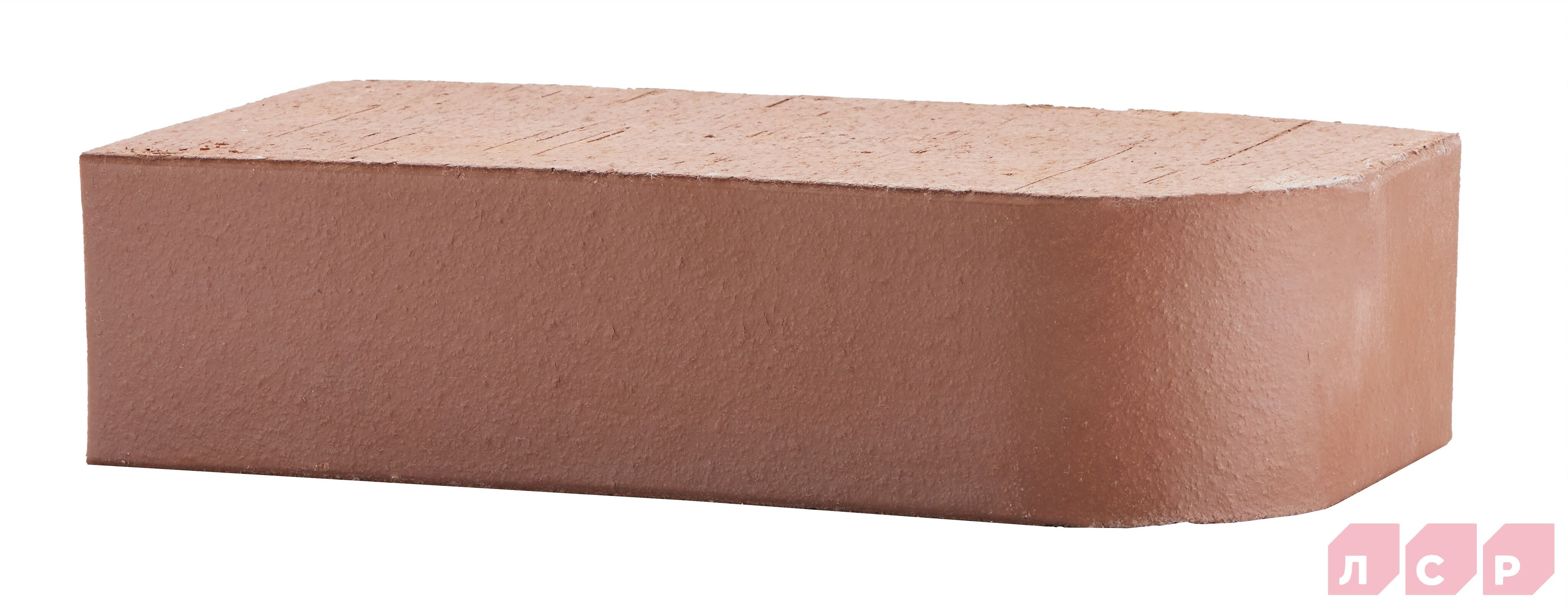 Кирпич ЛСР лицевой полнотелый коричневый 1NF фигурный R60 С0000051384 купить в Санкт-Петербурге