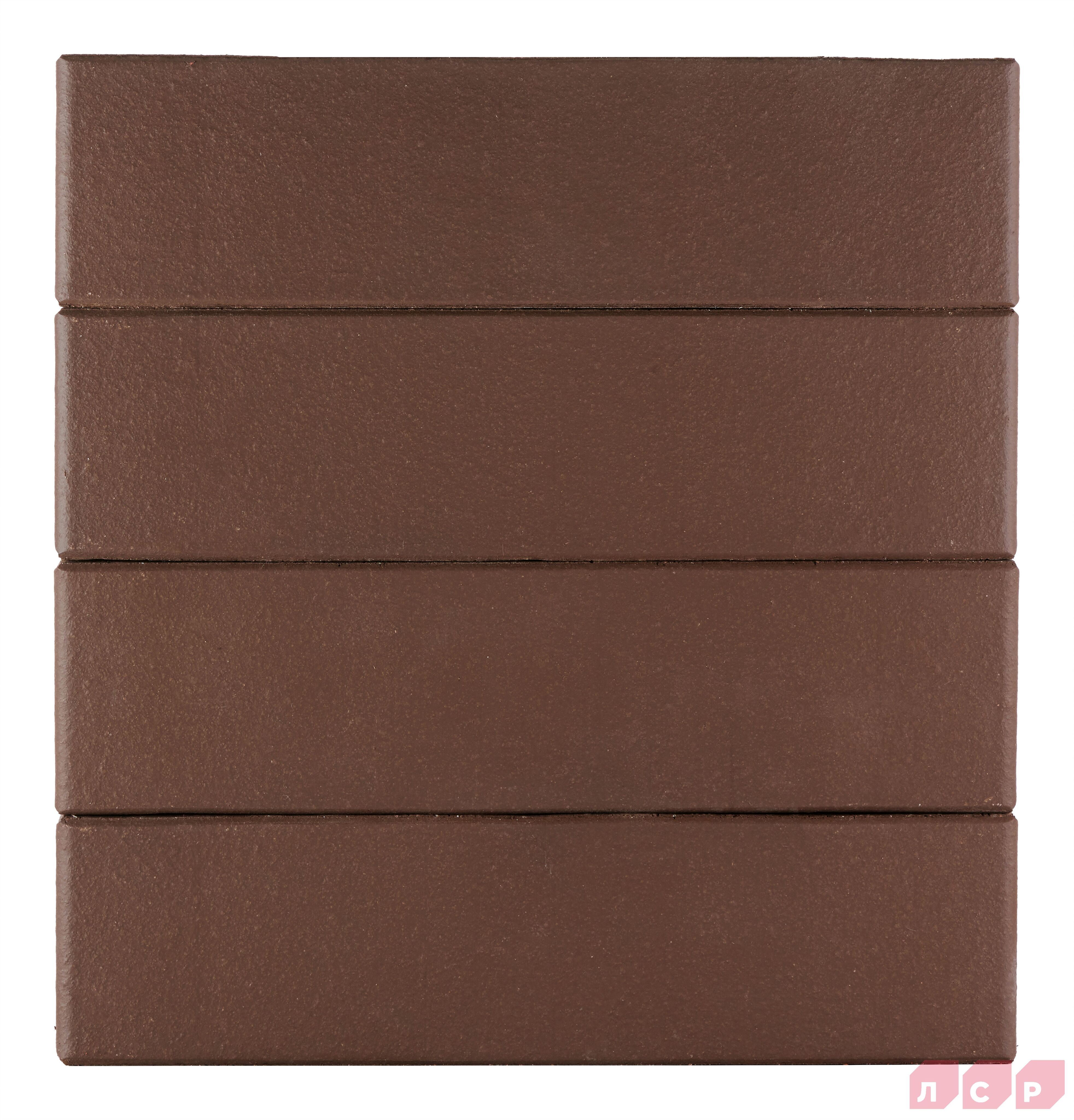 Кирпич ЛСР лицевой пустотелый темно-коричневый 1NF гладкий купить в Санкт-Петербурге