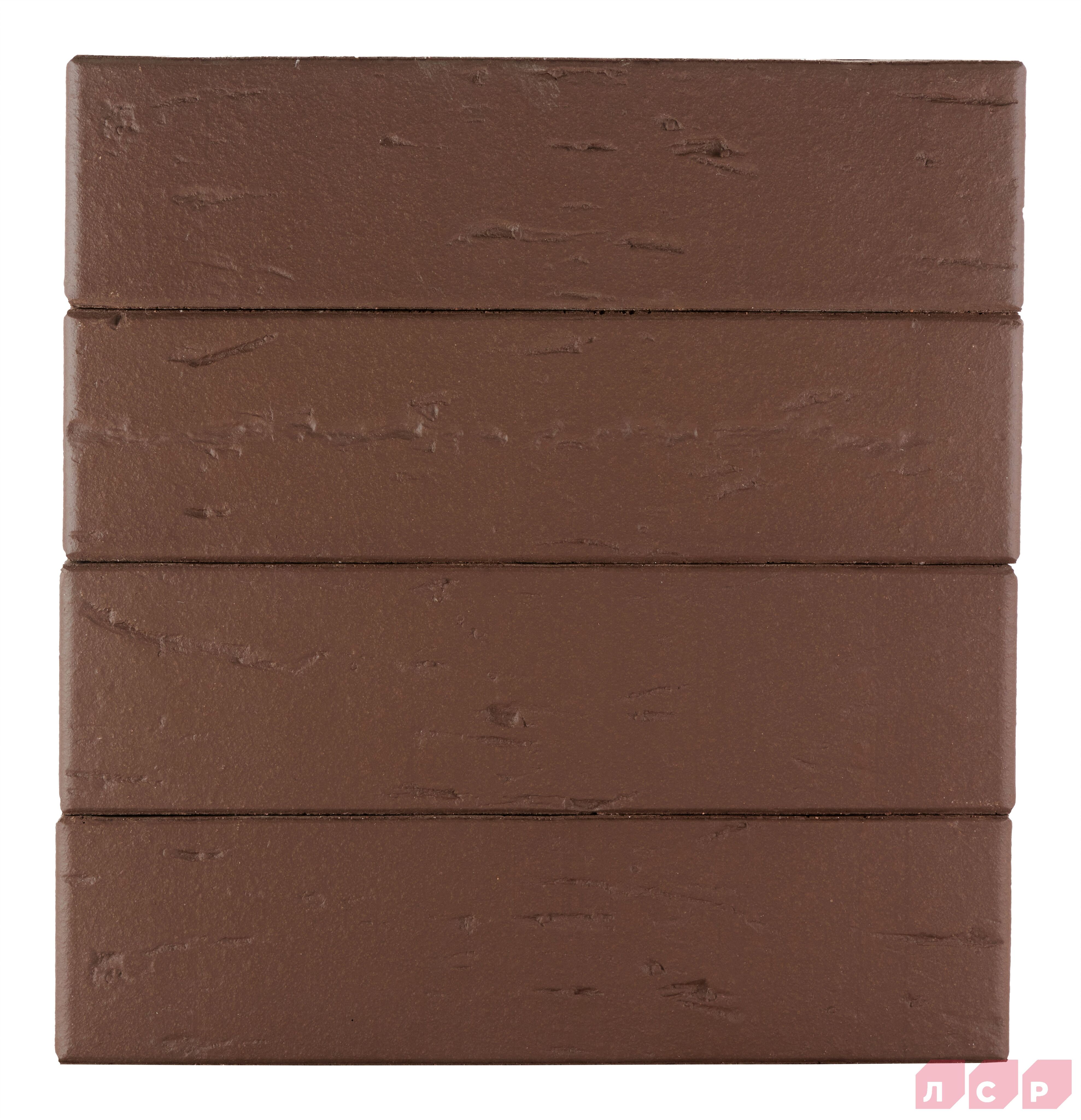 ЛСР Кирпич лицевой пустотелый 1NF утолщ.ст темно-коричневый М-175 рустик 480шт (РКЗ) купить в Санкт-Петербурге