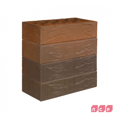 ЛСР Кирпич лицевой 1NF пустотелый утолщ.ст красный флэш Ультра (480шт)  рустик купить в Санкт-Петербурге