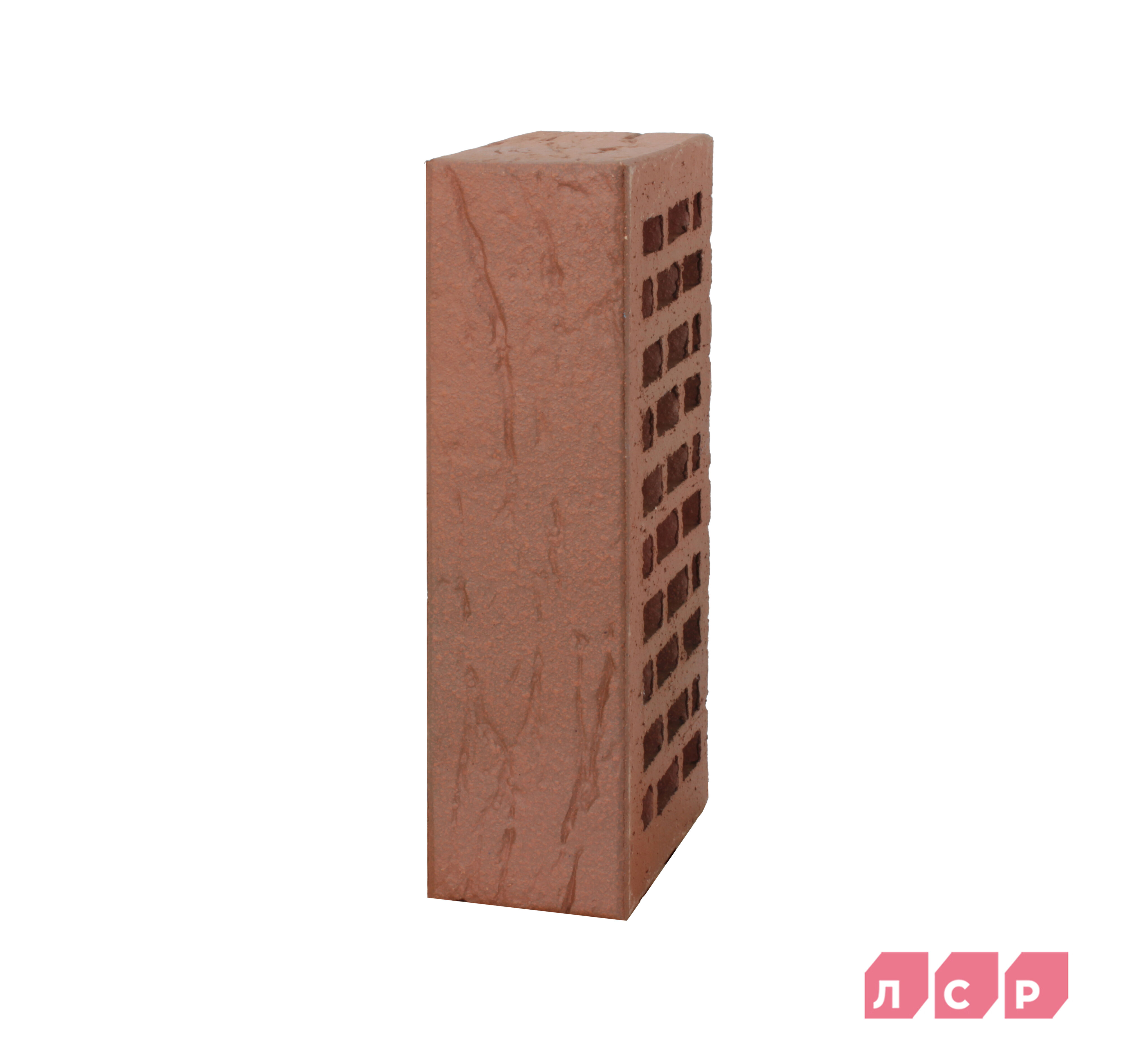 ЛСР Кирпич лицевой 1NF пустотелый утолщ. стенка красный флэшинг рустик купить в Санкт-Петербурге