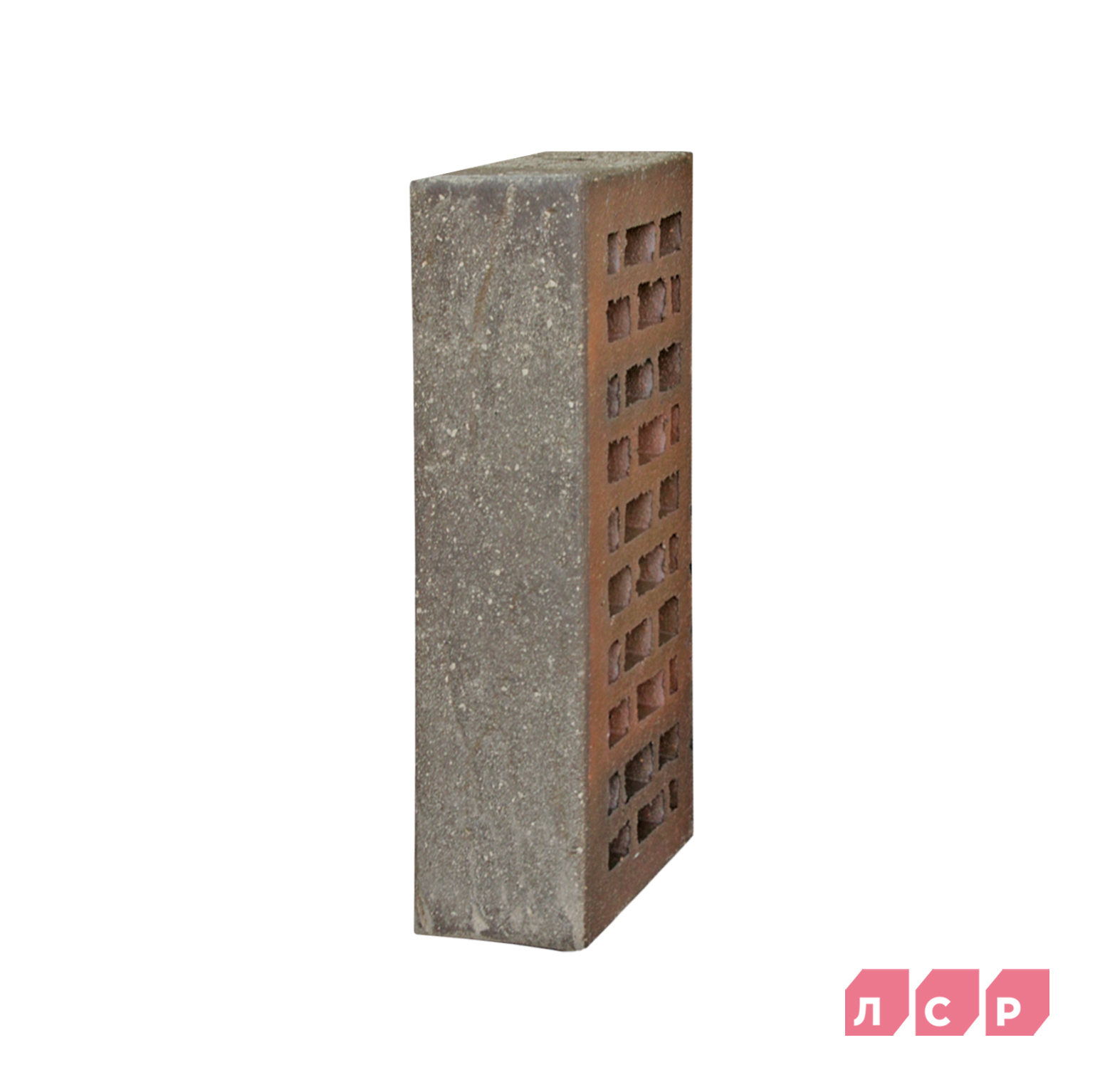 ЛСР Кирпич лицевой 1NF пустотелый утолщ.ст красный флэш УЛЬТРА с пепельной посыпкой (480шт) рустик купить в Санкт-Петербурге