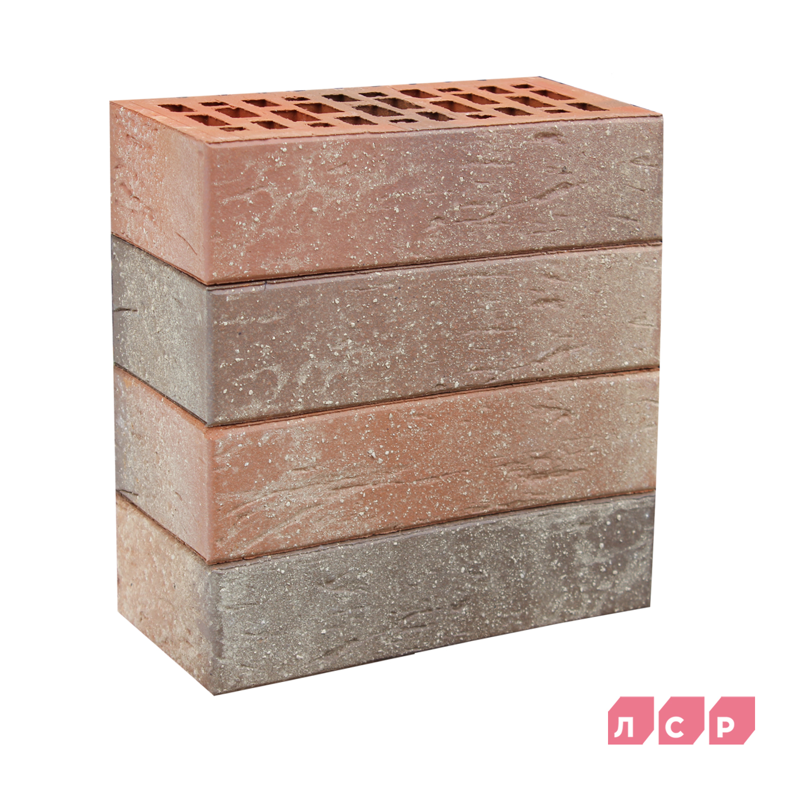 ЛСР Кирпич лицевой пустотелый 1NF утолщ.ст красный флэш с пепельной посыпкой рустик 480шт/пд РКЗ купить в Санкт-Петербурге