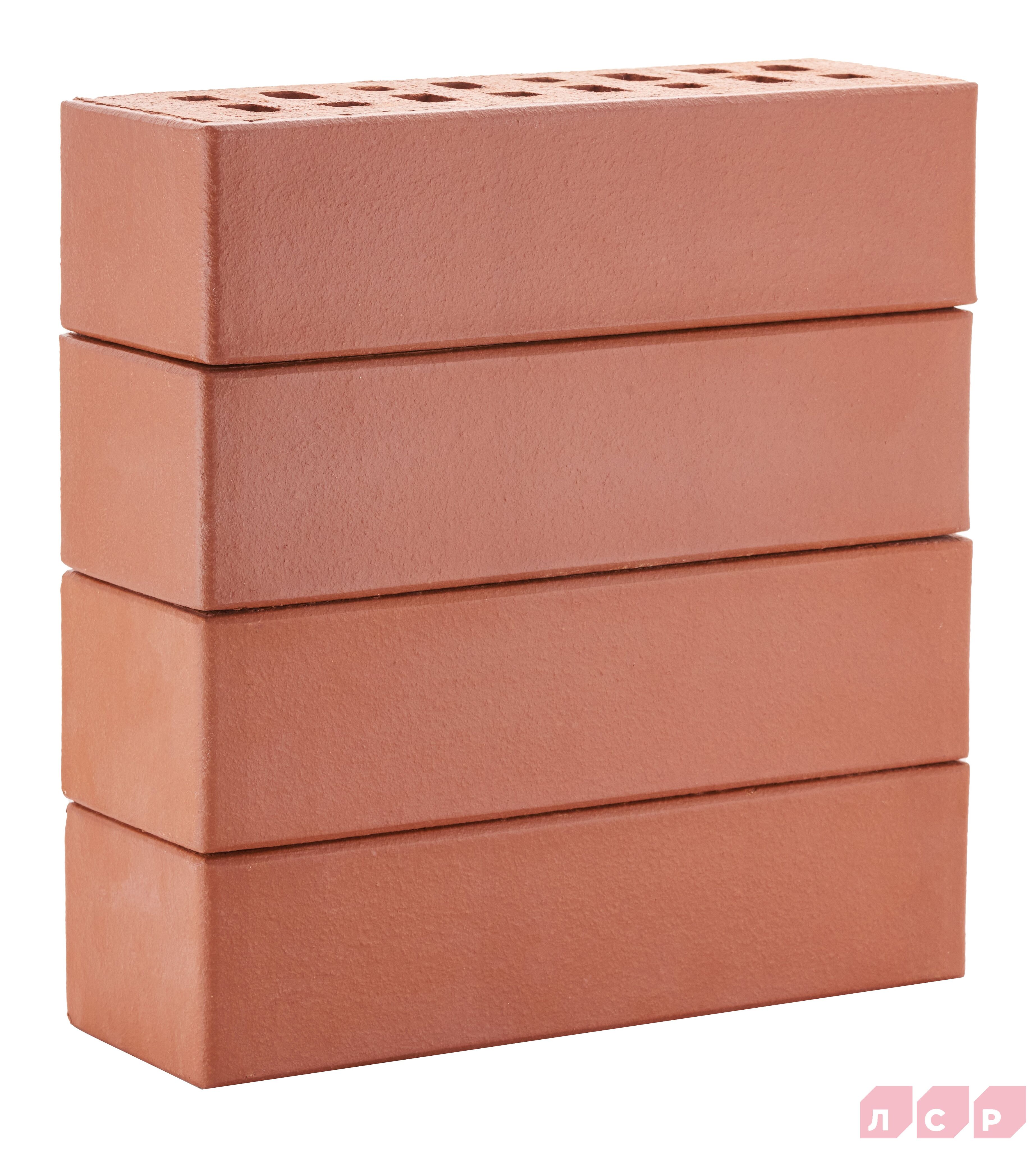 Клинкер фасадный красный "Лондон" 0,71NF гладкий с36540 купить в Санкт-Петербурге
