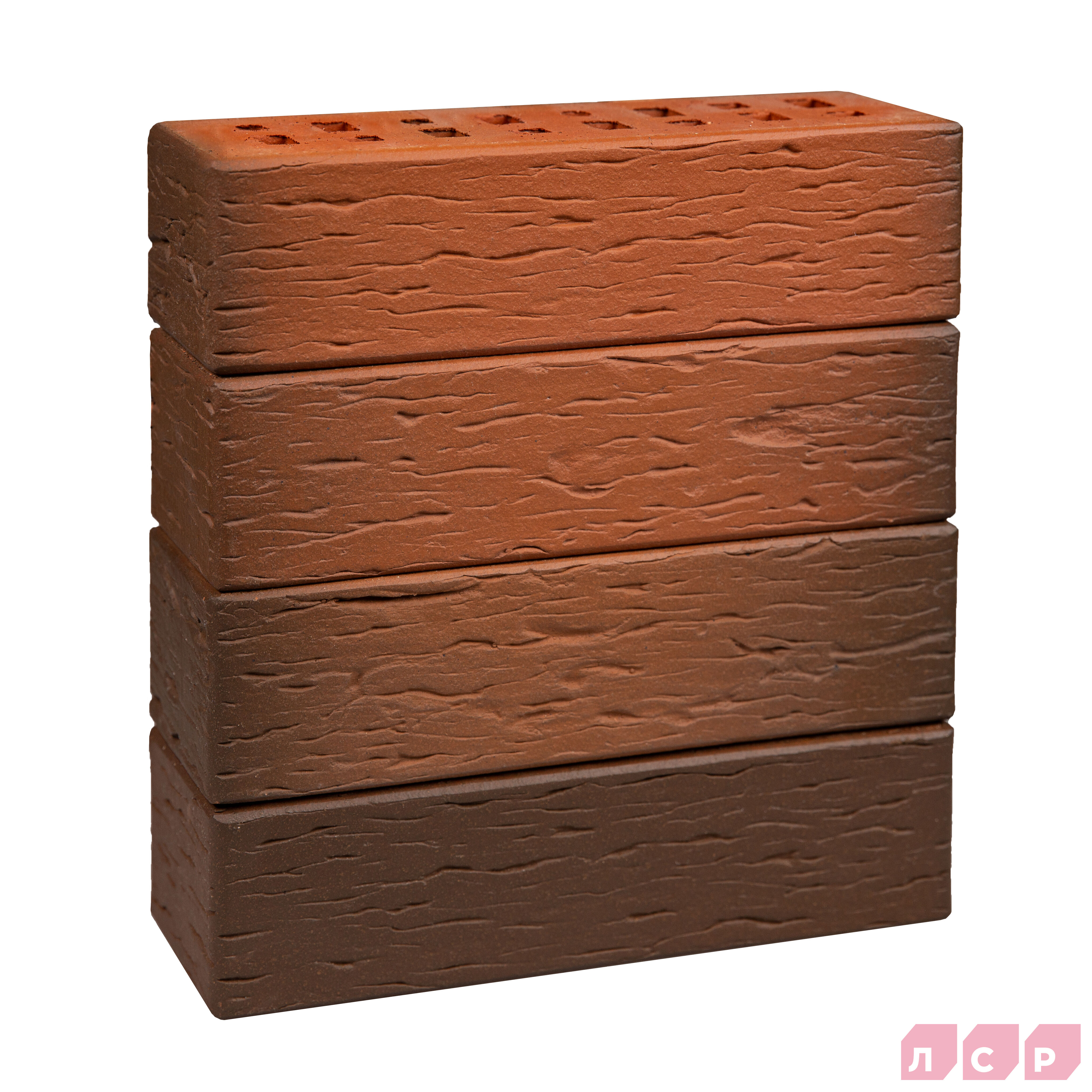 Клинкер фасадный красный флэшинг "Ноттингем" 0,71NF береста с44073 купить в Санкт-Петербурге