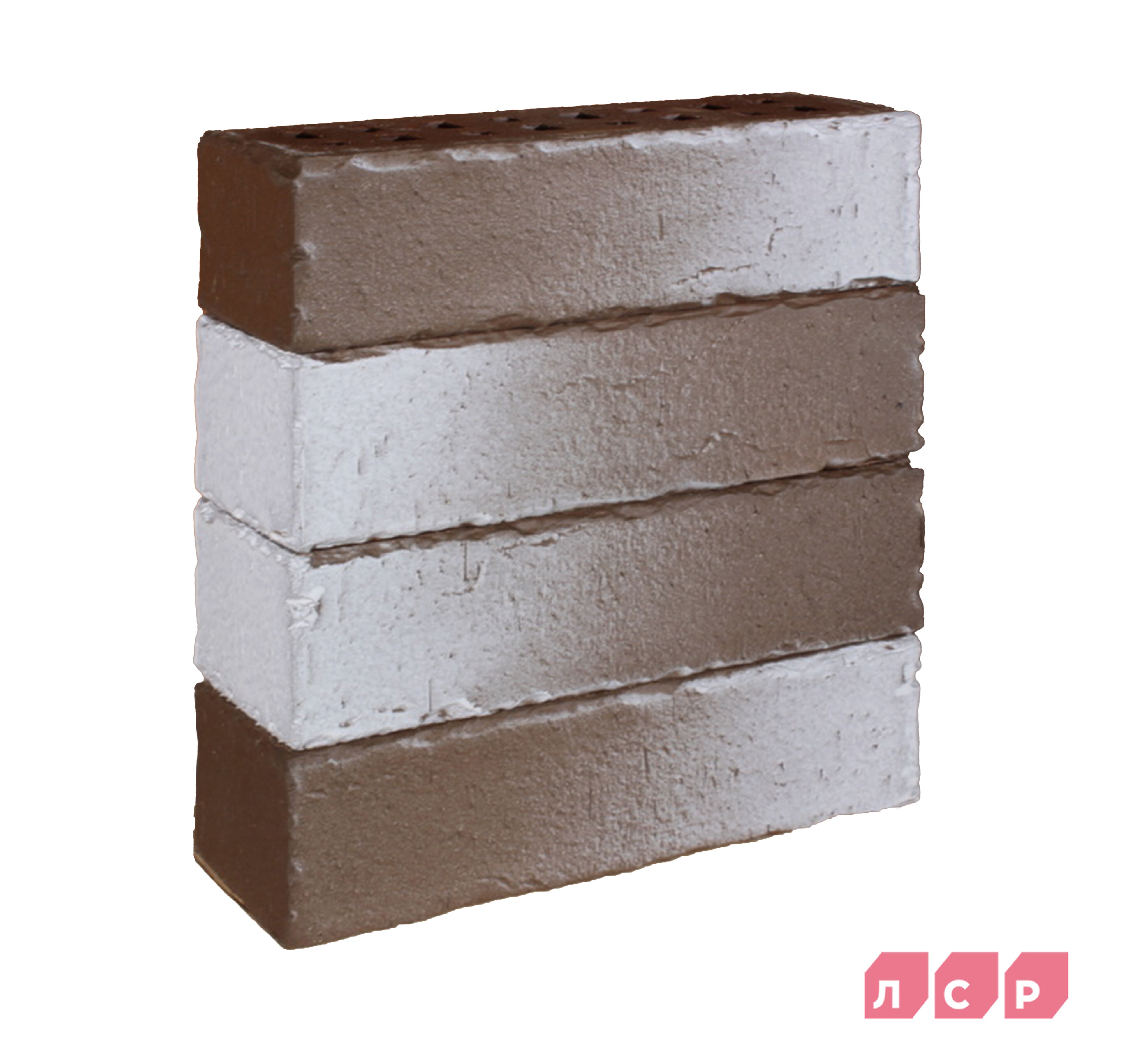 ЛСР Клинкер фасадный 0.71NF коричневый флэш част. белый ангоб НАРВИК М-300 винтаж 480шт (НКЗ) купить в Санкт-Петербурге