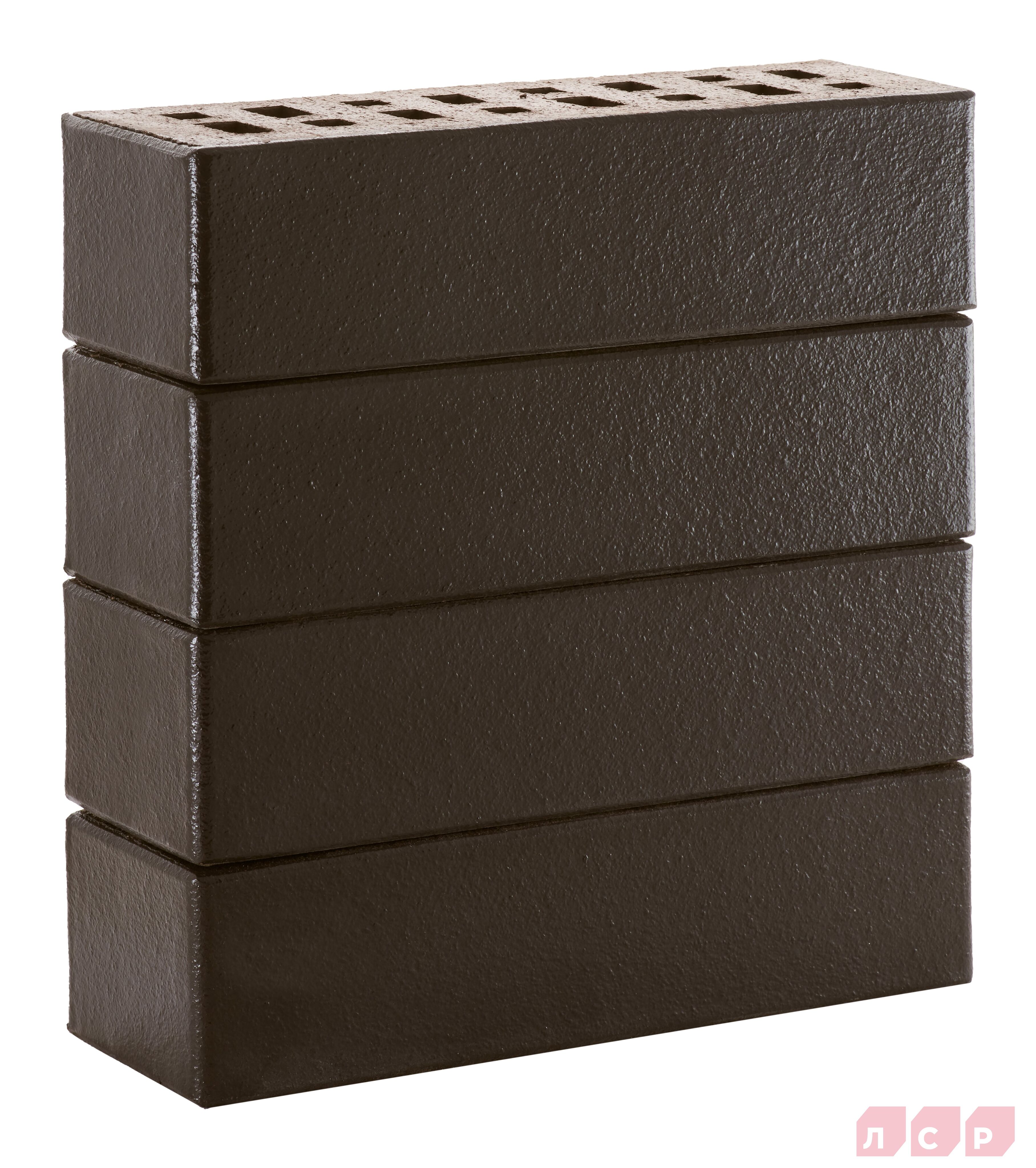 Клинкер фасадный чёрный ангоб глянцевый "Рейкьявик" 0,71NF гладкий с65633 купить в Санкт-Петербурге