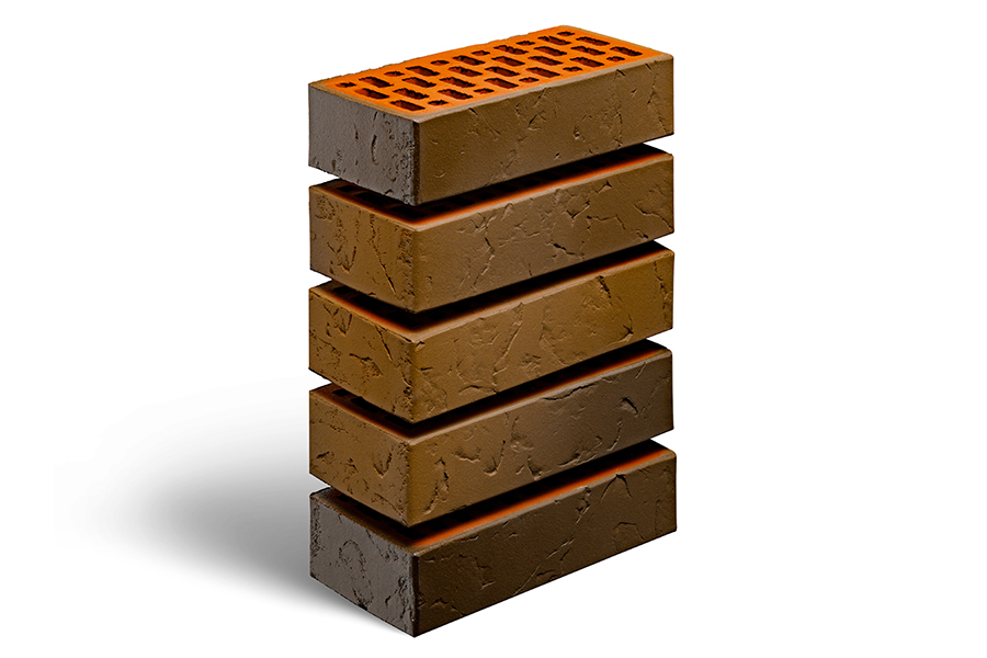 Магма Кирпич лицевой Флешинг Баварская кладка Коричневый Сланец 0,7НФ 250х85х65мм 600шт/пд купить в Санкт-Петербурге