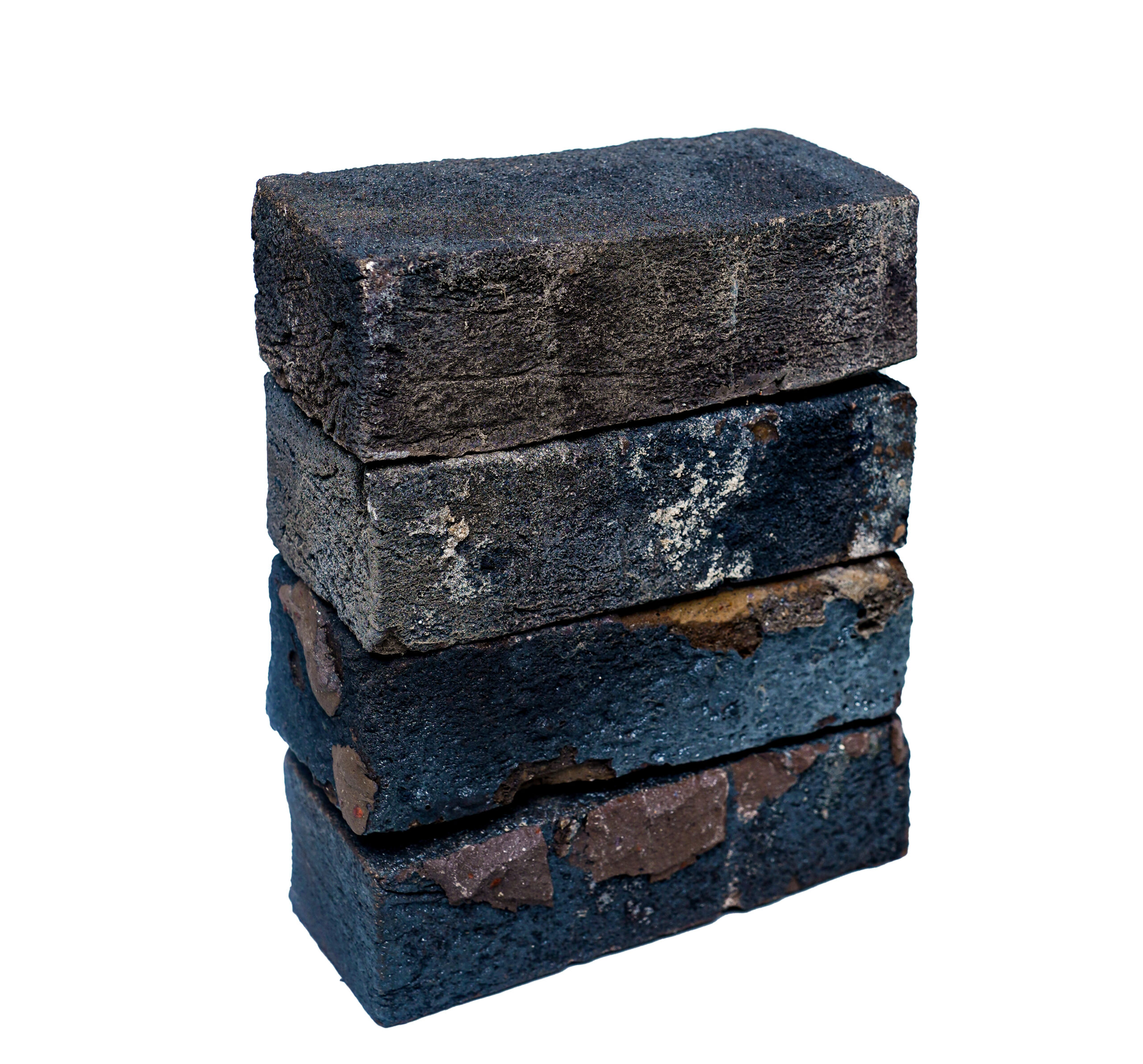 ОСТ КЛИНКЕР Кирпич лицевой ручной формовки OBERON BLACK VGV Черный 210х100х50мм 576шт/пд купить в Санкт-Петербурге