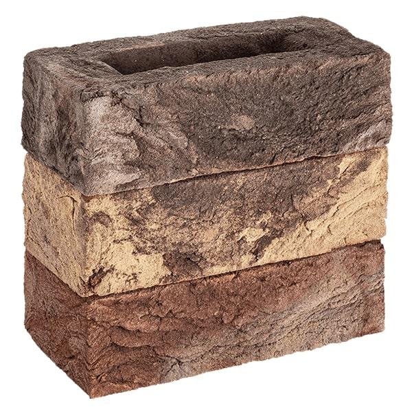 ДЗ Тандем Кирпич ручной формовки Константиново узорный WDF Бавар. Кладка Темн 215х102х65мм 512шт/пд купить в Санкт-Петербурге