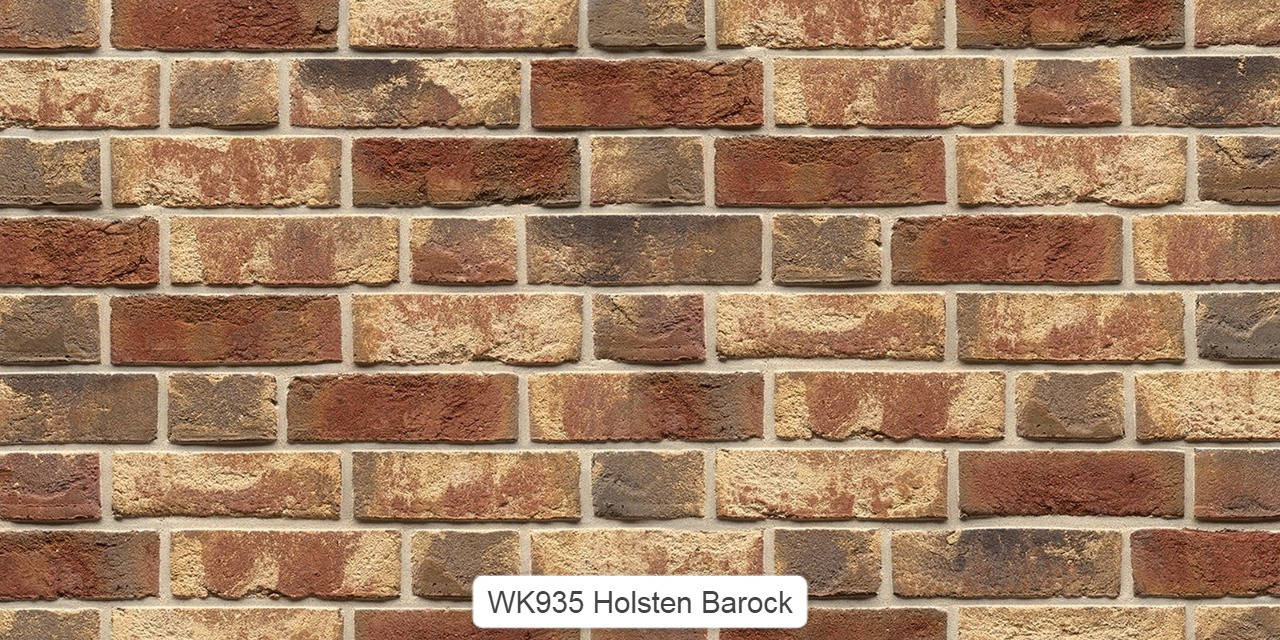 WK935WDF Holsten baroc, кирпич ручная формовка, WK935WDF Holsten baroc кирпич ручная формовка 210х100х65мм 540шт WK