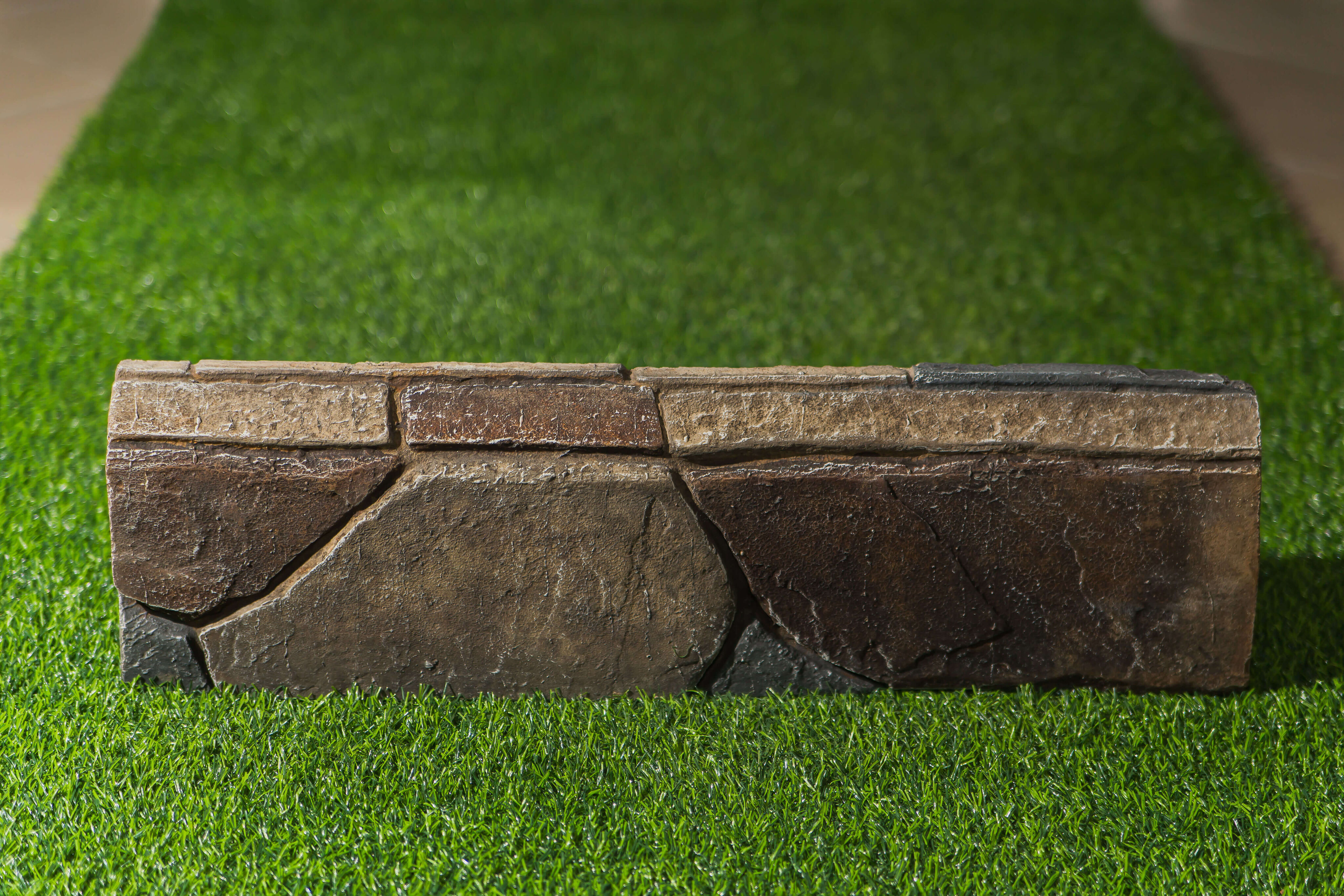 Бордюрный камень тротуарный фактурный 600х200х50мм CraftStone купить в Санкт-Петербурге