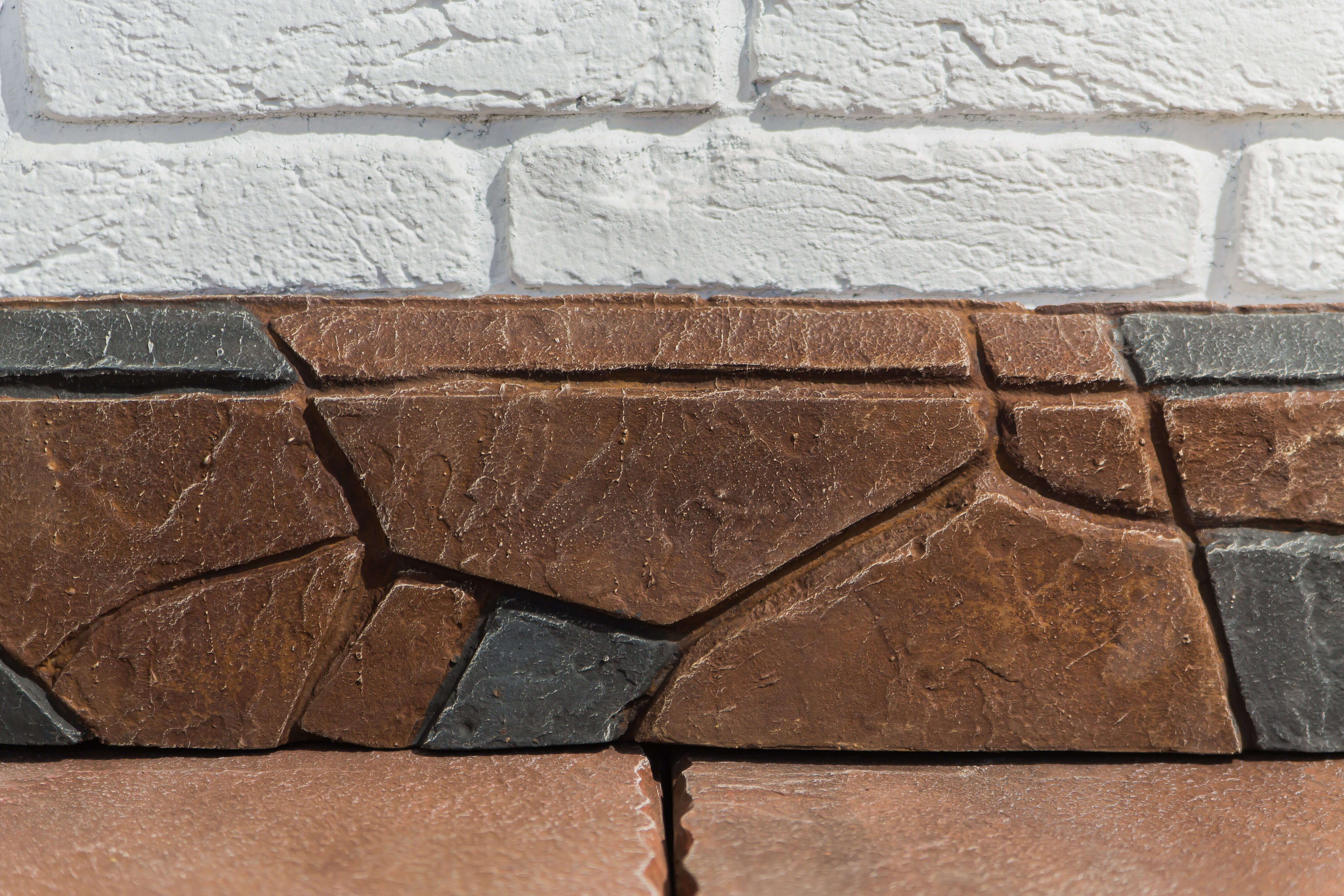 Бордюрный камень тротуарный фактурный 600х200х50мм CraftStone купить в Санкт-Петербурге