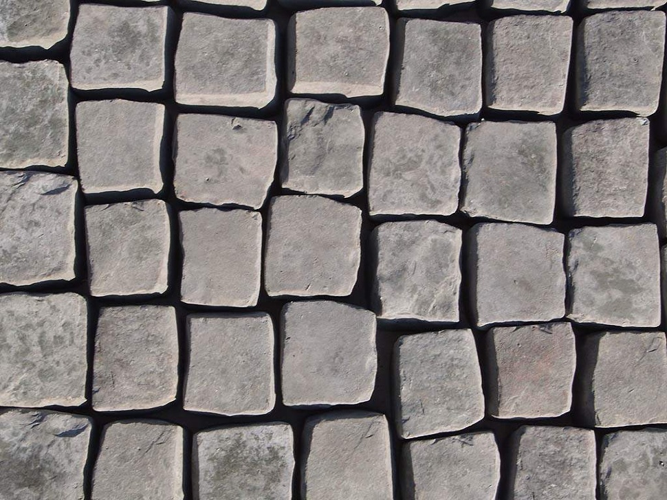 Плитка тротуарная Габбро микс серый CraftStone купить в Санкт-Петербурге