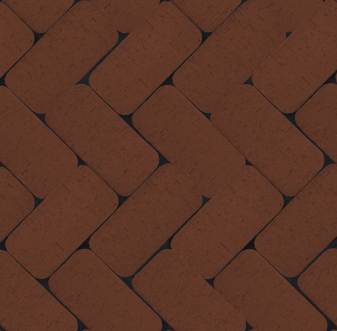 "ЭДИНБУРГ" темно-красный ЛСР Клинкер тротуарный 0.51NF Классик R 540шт (НКЗ) купить в Санкт-Петербурге