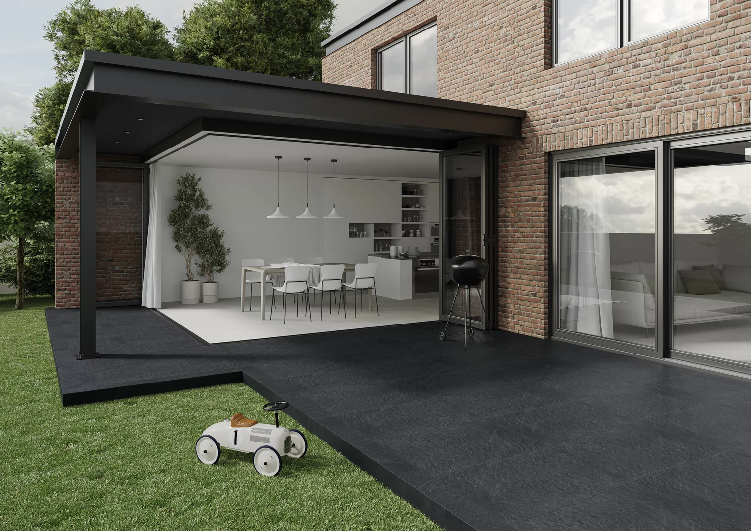 Плита террасная Minster black gres структурная 595х895х20мм матовая Paradyz 1.877шт/м2 2шт/уп купить в Санкт-Петербурге