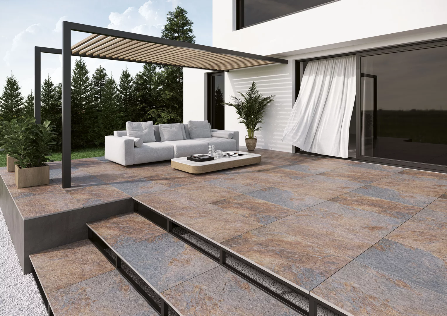 Плита террасная Minster rustic gres структурная 595х895х20мм матовая Paradyz 1.877шт/м2 2шт/уп купить в Санкт-Петербурге