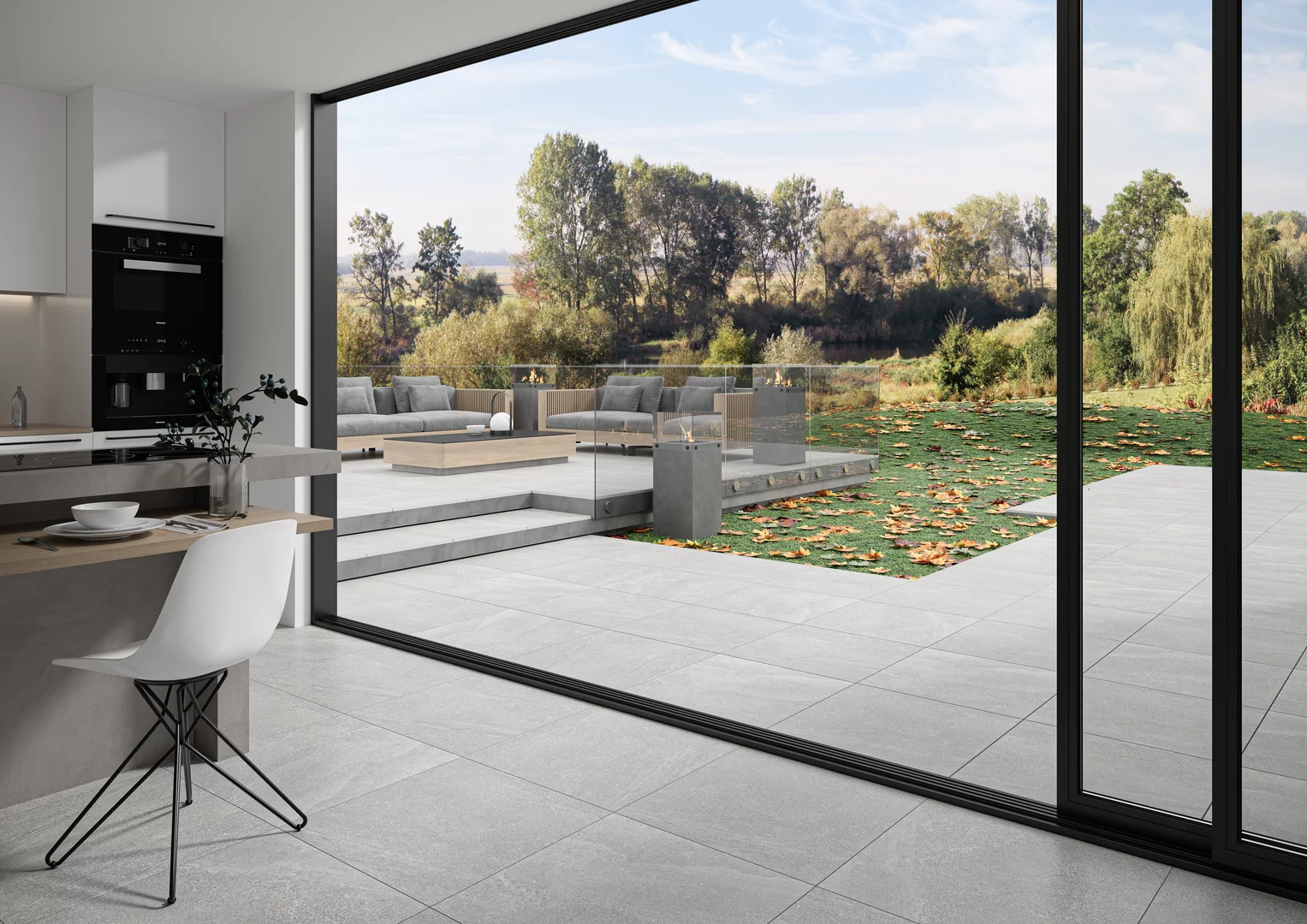 Плита террасная Natural Rocks silver gres структурная 595х1195х20мм матовая Paradyz 1.41шт/м2 1шт/уп купить в Санкт-Петербурге