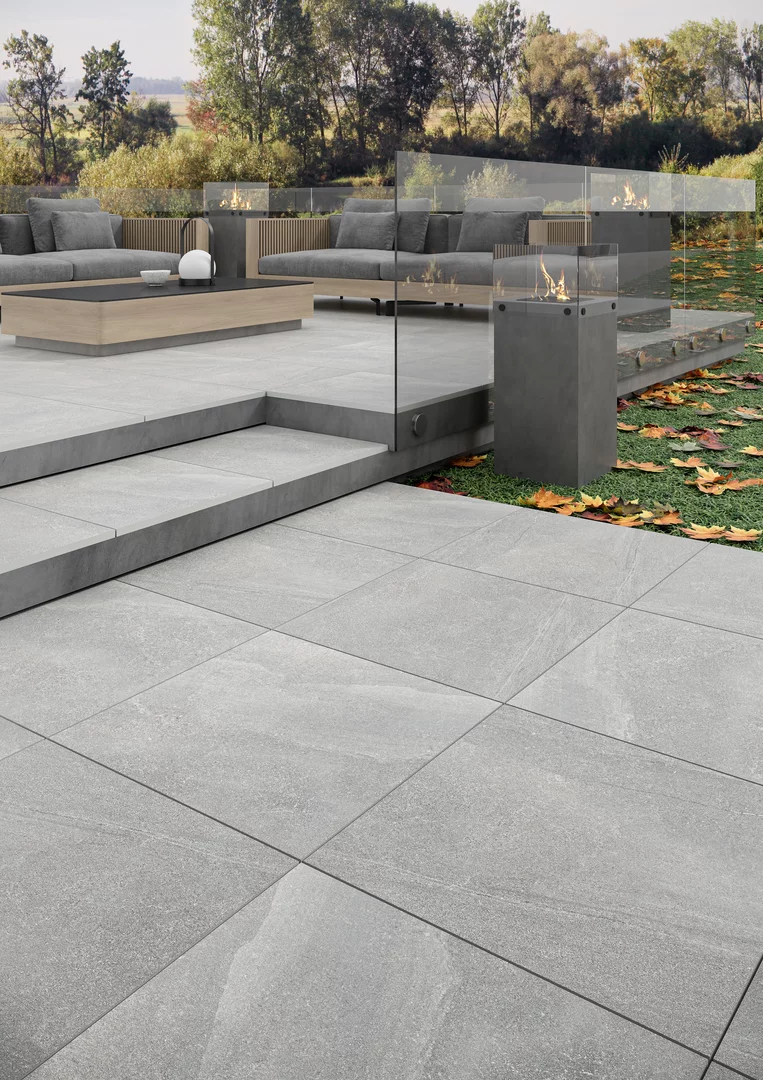 Плита террасная Natural Rocks silver gres структурная 595х1195х20мм матовая Paradyz 1.41шт/м2 1шт/уп купить в Санкт-Петербурге