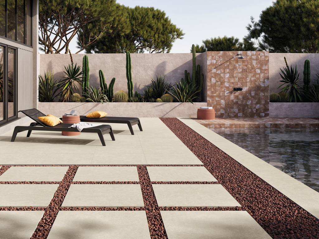 Керамогранит уличный Acron Ivory Base C3/R11 Antislip 900х900х20мм 1шт/уп TERRASLAB купить в Санкт-Петербурге