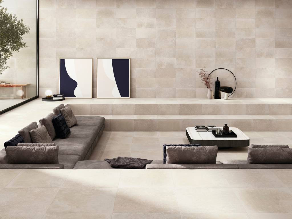 Керамогранит уличный Midtown Cream Base C3/R11 Antislip 600х600х20мм 2шт/уп TERRASLAB купить в Санкт-Петербурге