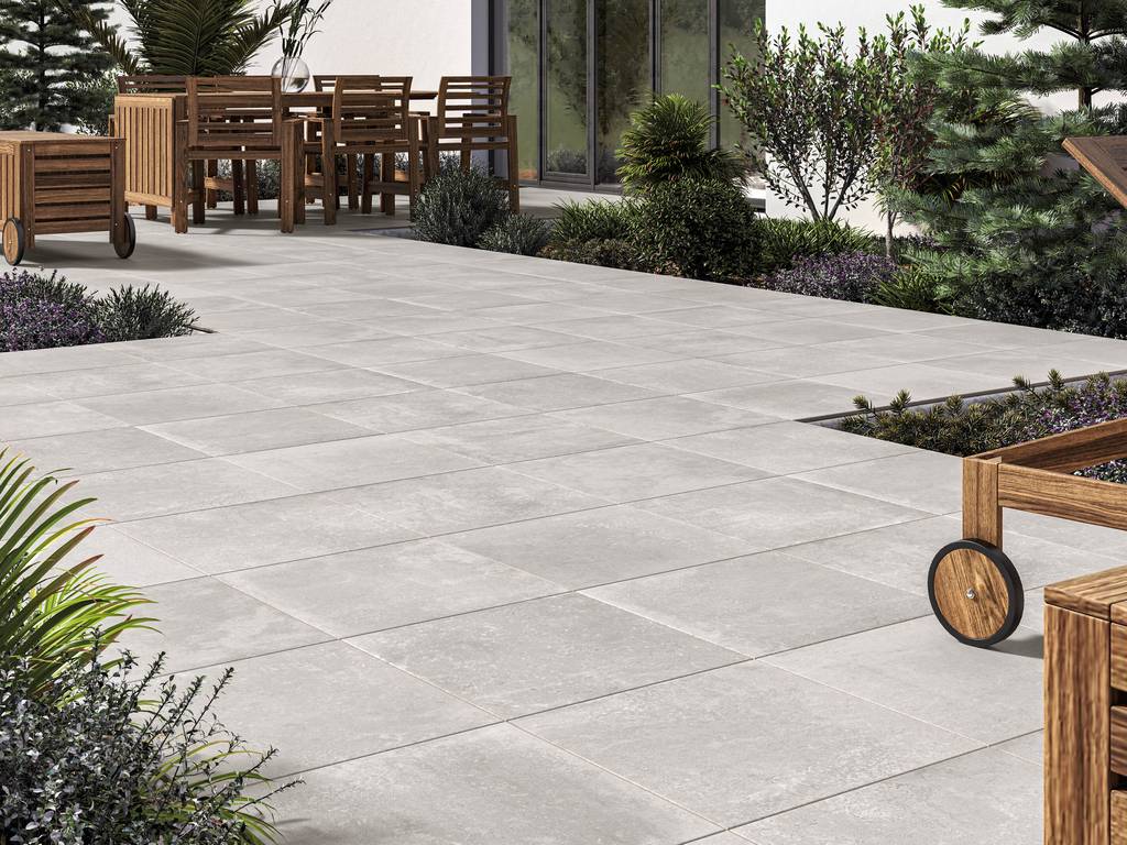 Керамогранит уличный Midtown Pearl Base C3/R11 Antislip 600х600х20мм 2шт/уп TERRASLAB купить в Санкт-Петербурге