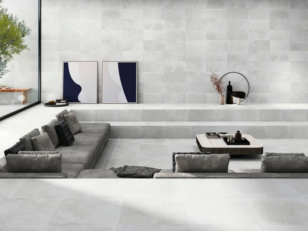 Керамогранит уличный Midtown White Base C3/R11 Antislip 600х600х20мм 2шт/уп TERRASLAB купить в Санкт-Петербурге