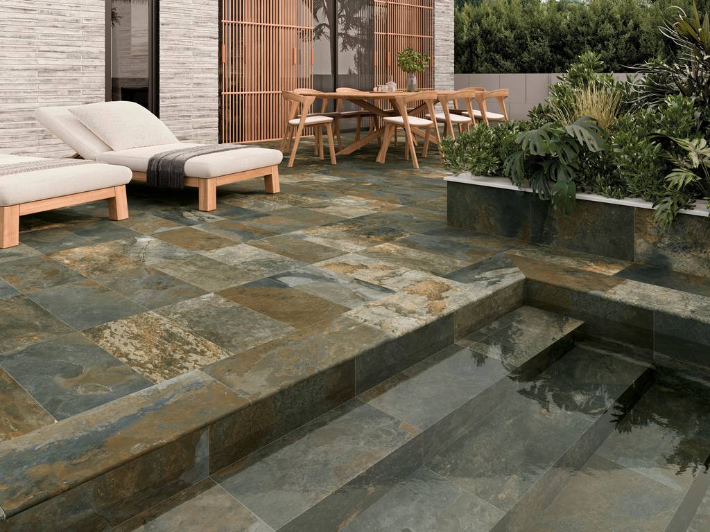 Керамогранит уличный Sinai Green Base C3/R11 Antislip 600х600х20мм 2шт/уп TERRASLAB купить в Санкт-Петербурге