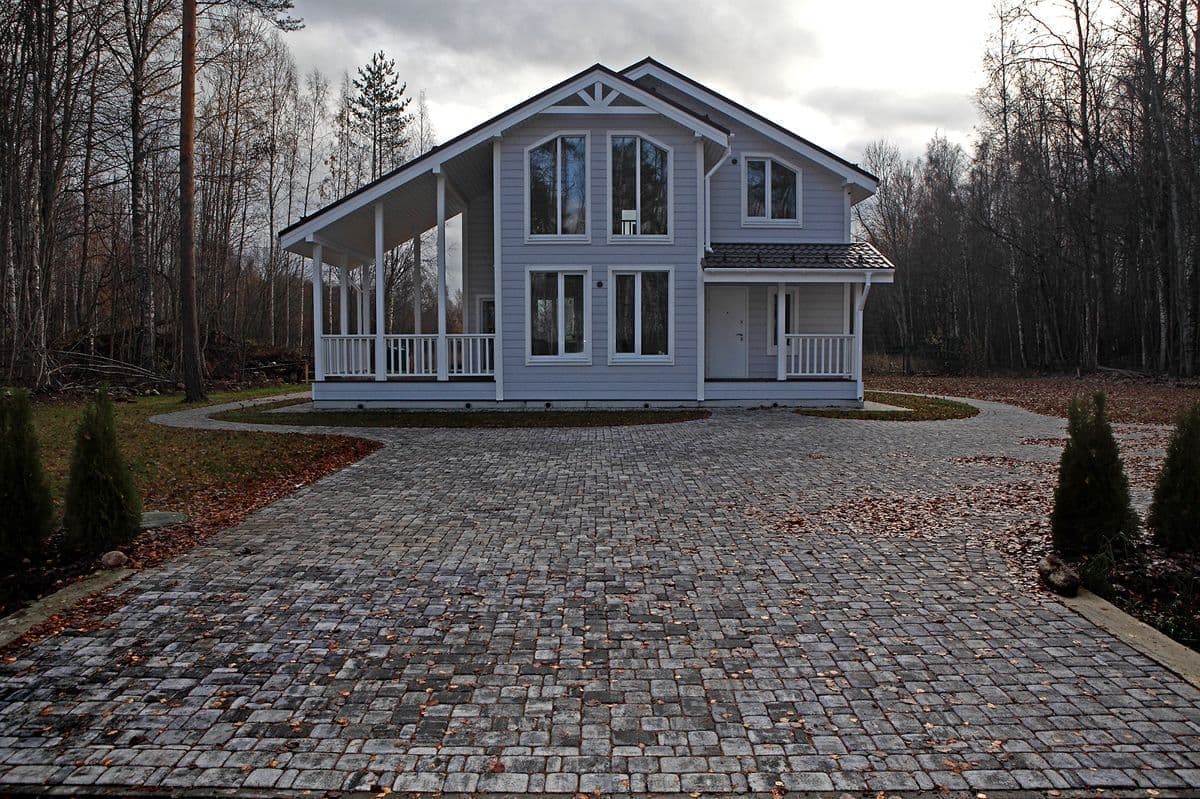 Брусчатка "Классико" Б.4.КО.6 Листопад гладкий антрацит купить в Санкт-Петербурге