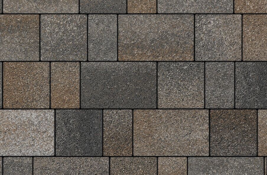 А.1.Фсм.4 Плитка бетонная тротуарная "Старый город" Колормикс (гранит) тайга 19.2м2/пд купить в Санкт-Петербурге