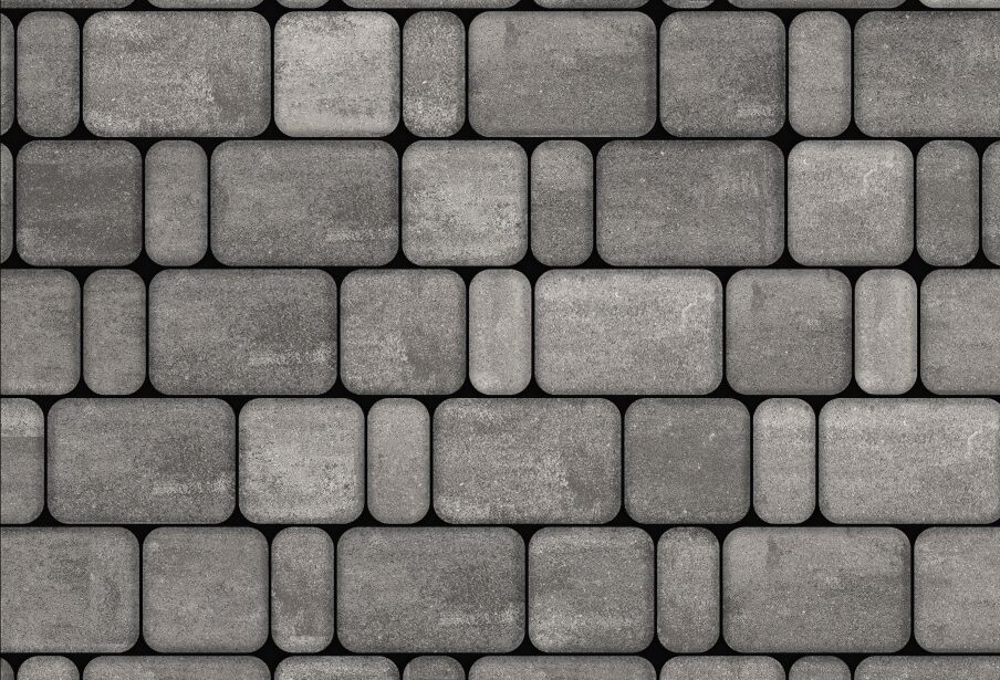 Б.3.КО.6 В Плитка тротуарная (двухслойная) гладкий колормикс Туман 11.18м2/пд Выбор купить в Санкт-Петербурге