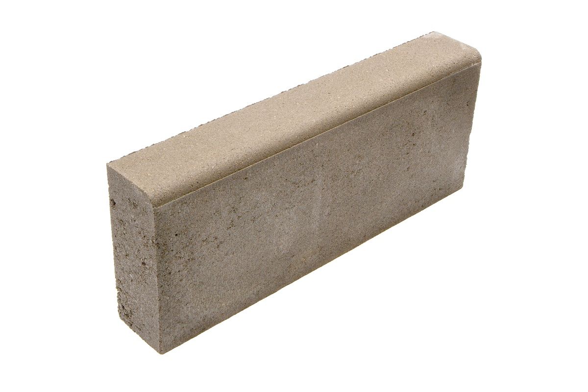 БР 50.20.8 Камень бетонный бортовой Стандарт (гладкий) серый 80шт/пд Выбор купить в Санкт-Петербурге