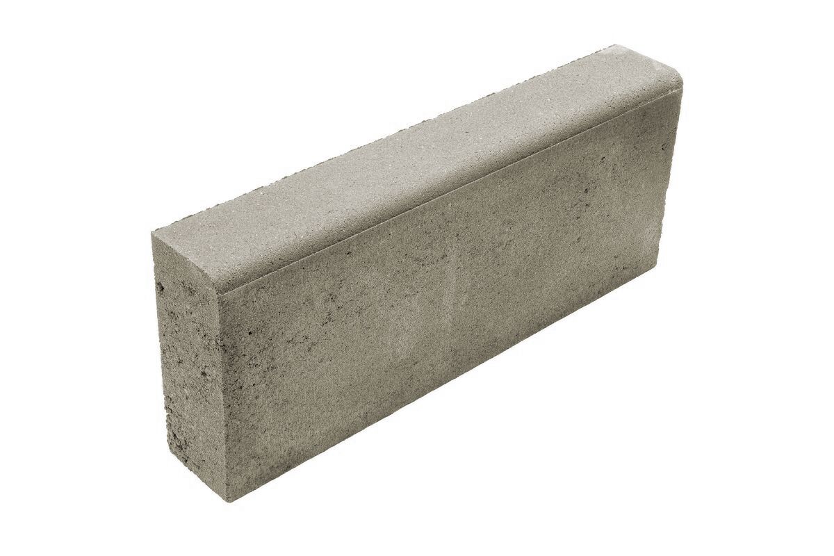 БР 50.20.8 Камень бетонный бортовой Стандарт (гладкий) серый 88шт/пд Выбор купить в Санкт-Петербурге