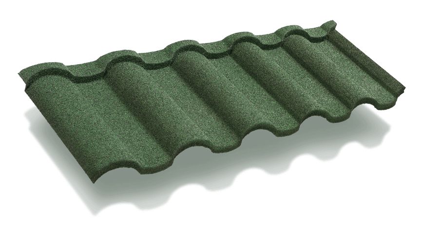 Кровельная панель КИТАЙСКАЯ СЕРИЯ Роман абсент 1330х430мм купить в Санкт-Петербурге