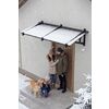 Козырек ЛОФТ двойной черный (ПК монолитный 4мм темный) 215.2х99.3см 16.45кг купить в Санкт-Петербурге