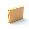 Вентиляционная коробка BAUT 80х60х12мм для кирпичной кладки желтая